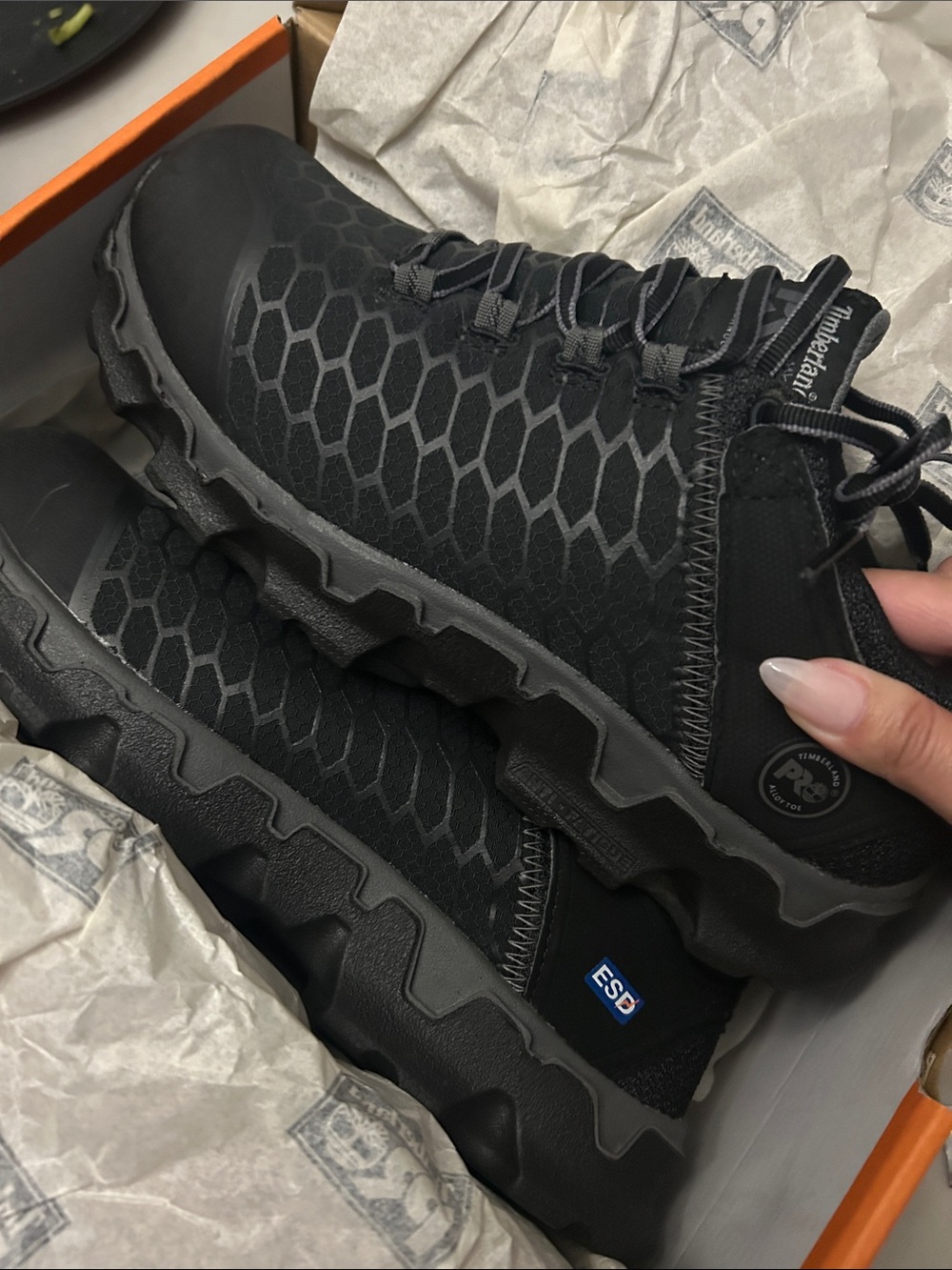 Timberland PRO Women’s Powertrain Sport SD35 Alloy Safety Toe Shoe - Black